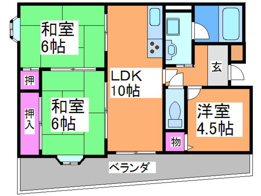 間取図 ヤヨイビル