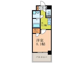 間取図 M`s COMFORT ESAKA
