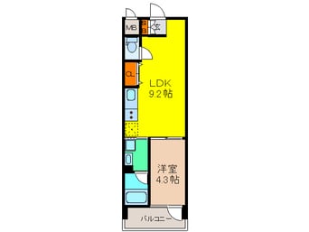 間取図 ＭＤＩ三国コ－ト