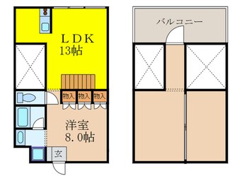 間取図 プリメリア西三国２番館