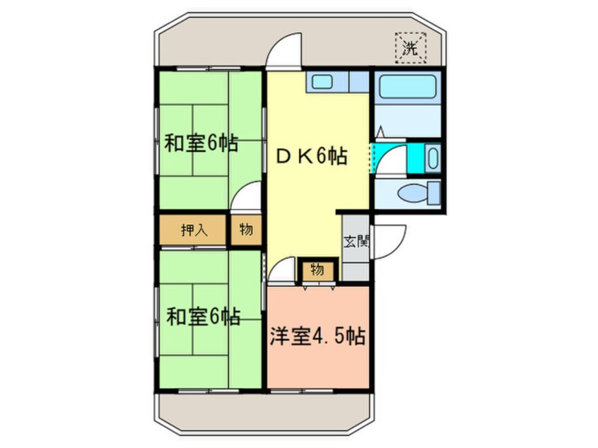 間取図 パ－クヴィラ中島