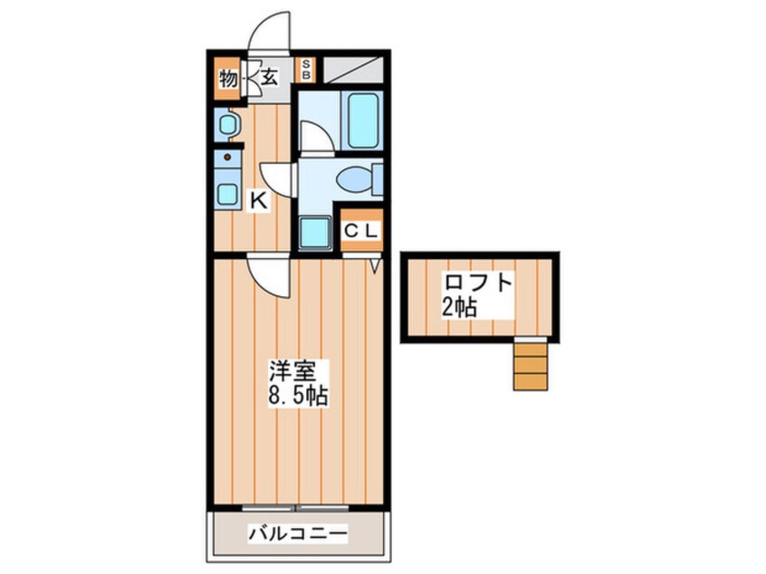 間取図 アメニティサンライズ
