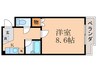 ティファニー 1Kの間取り