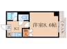 ティファニー 1Kの間取り
