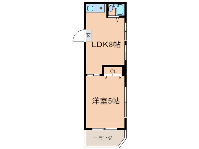 間取図 マ－ブロイ帝塚山