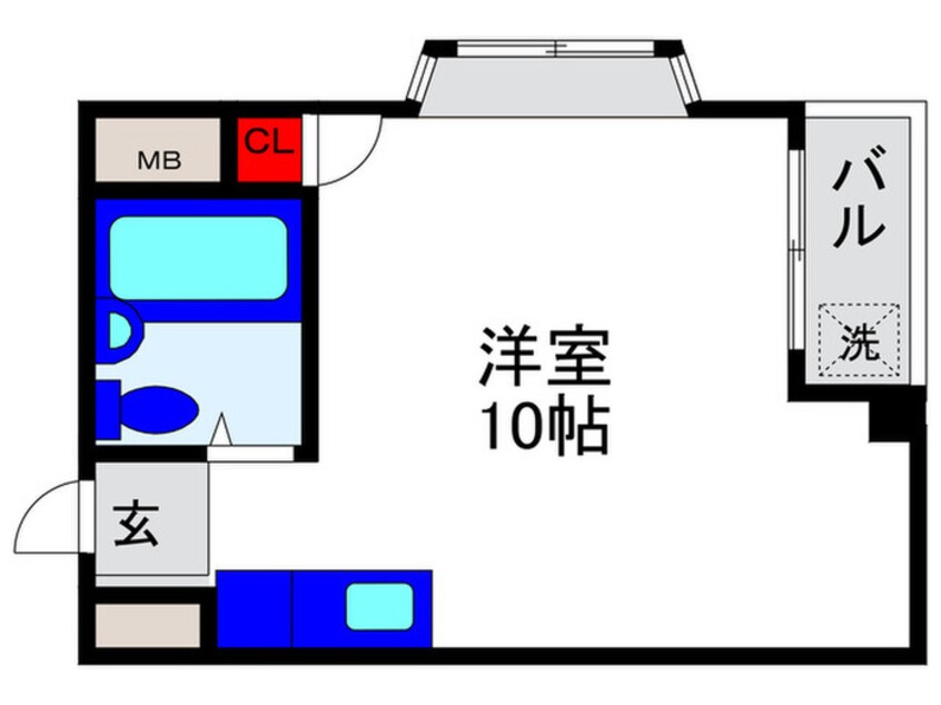 間取図 グリ－ン蛍