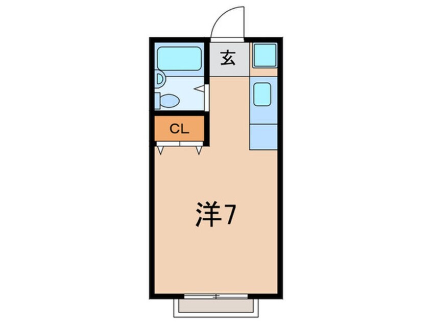 間取図 グリ－ンハイツ高台