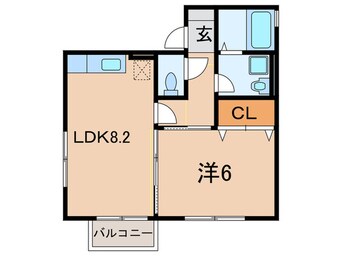 間取図 ＬＯＨＡＳ本町