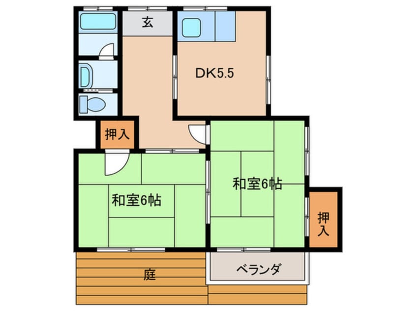 間取図 芝　文化