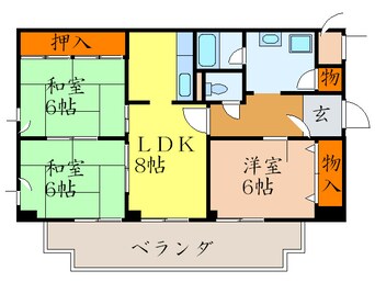 間取図 グリーンスクエアシバ