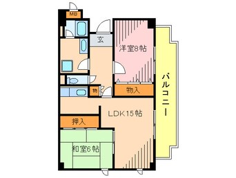 間取図 グリーンスクエアシバ