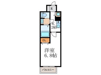間取図 アクアプレイス京都聖護院(504)