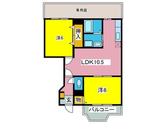 間取図 ロイヤルハウス