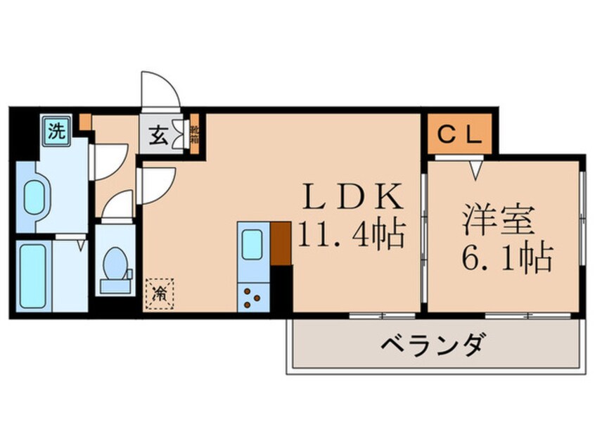 間取図 リーブルエール