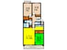 サンパレス宝塚 3LDKの間取り
