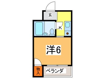 間取図 サニーサイド吉田駅前