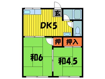 間取図 ロイヤル野崎Ｃ