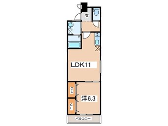 間取図 フジパレス北田辺