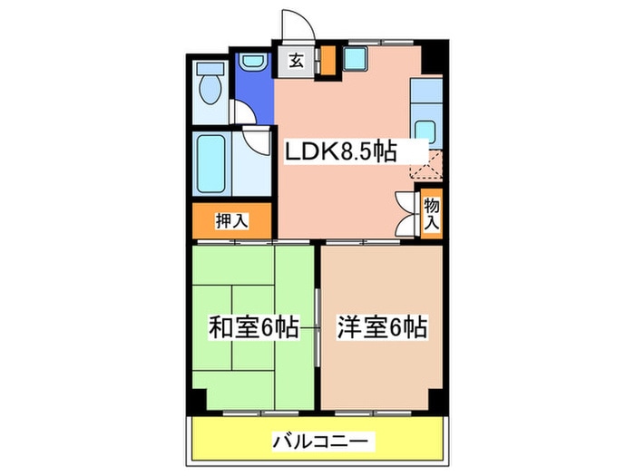 間取り図 ﾘﾊﾞｰｻｲﾄﾞﾆｯｼﾝｼﾞｮｳﾄｳﾊｲﾂ