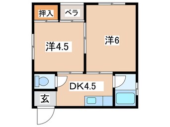 間取図 ライフイン住之江Ａ棟