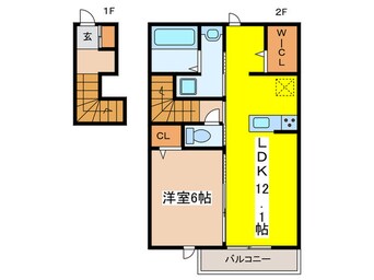 間取図 仮）D-ROOM三田市南が丘1丁目