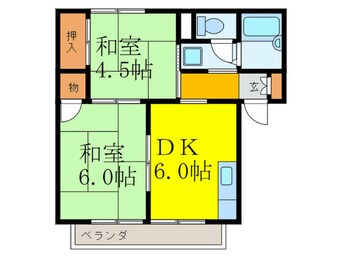 間取図 アゼリアディアコートB棟