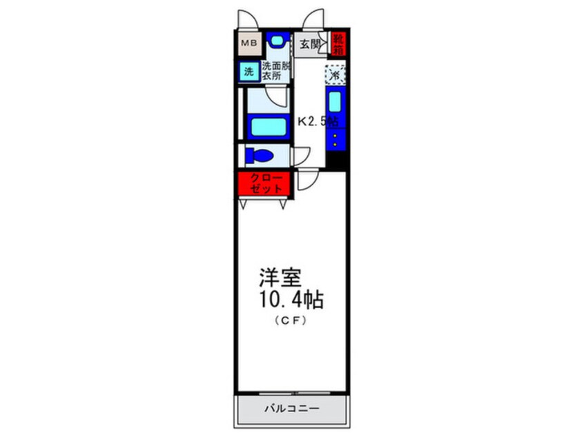 間取図 グリ-ンＮ