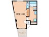 夙川ホワイトマンション 1Rの間取り