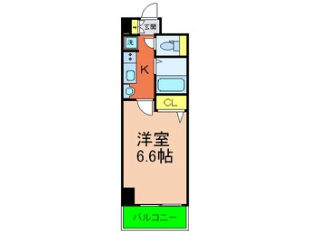 間取図 ｴｽﾃﾑｺ-ﾄ三宮EASTⅡﾘﾍﾞﾙﾃ(608)