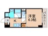 ウェルホームズ住吉大社 1Kの間取り
