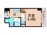 ウェルホームズ住吉大社 1Kの間取り