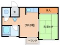 栗田マンションの間取図