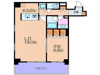 間取図 リバ－サイドタワ－中之島