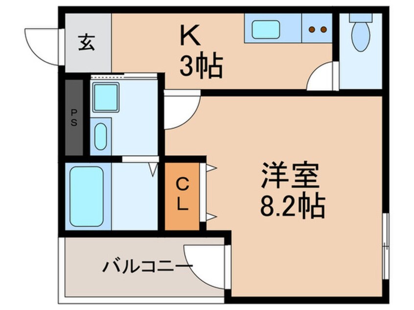 間取図 フジパレス平野郷Ⅲ番館