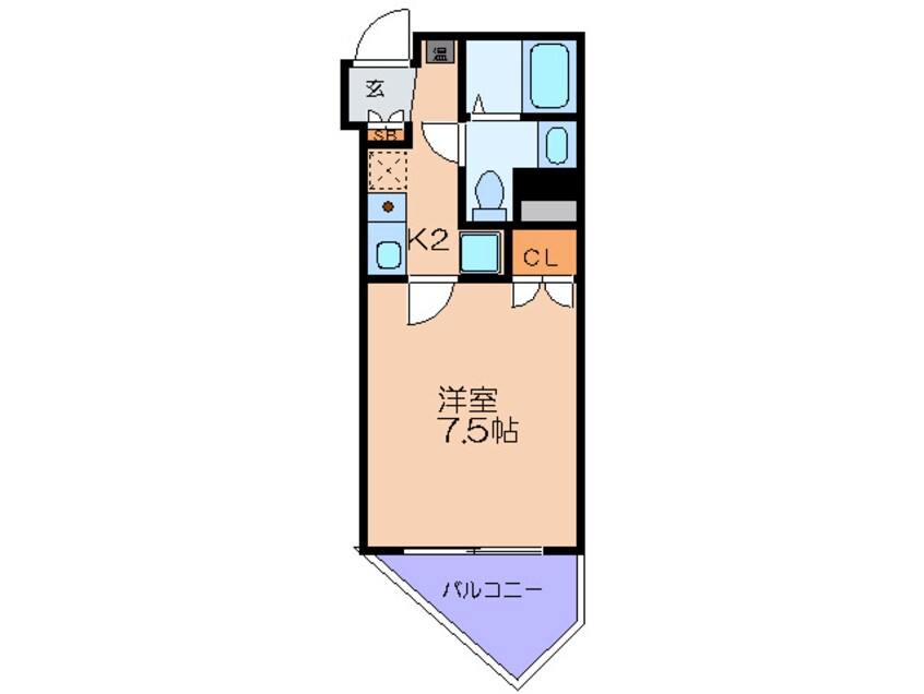 間取図 ORYZA肥後橋