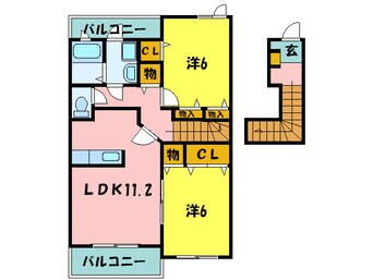 間取図 ピアッツァフィオ－レ