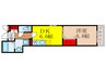 TNG畑 1DKの間取り