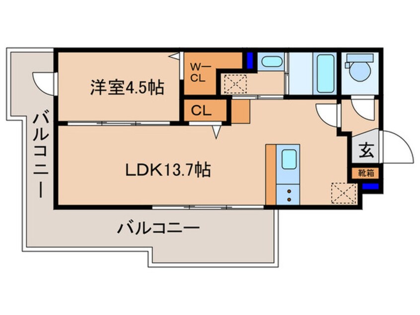 間取図 COLORE´HIRAKATA