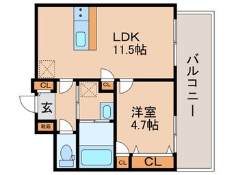 間取図 COLORE´HIRAKATA