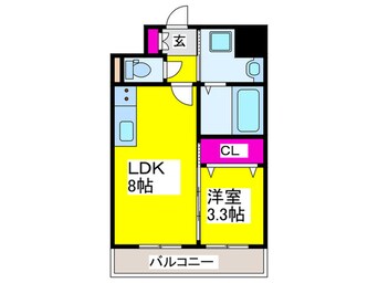 間取図 スプランディッド堺東
