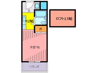 間取図 プレアール天神