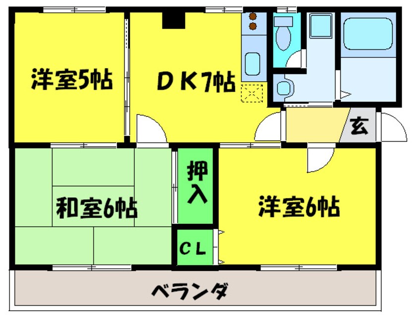 間取図 コモド野麿