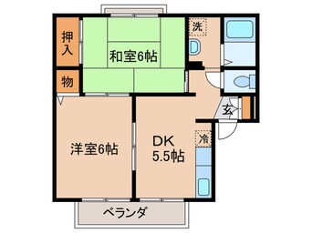 間取図 セジュール音羽