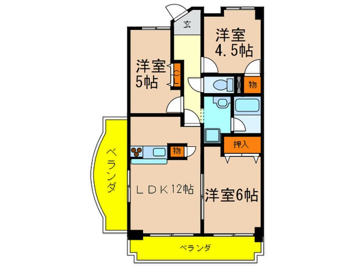 間取り図 ガーデンシティ長田