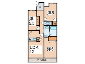 間取図 ガーデンシティ長田