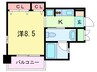 ワコ－レヴィ－タ深江本町 1Kの間取り