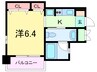 ワコ－レヴィ－タ深江本町 1Kの間取り