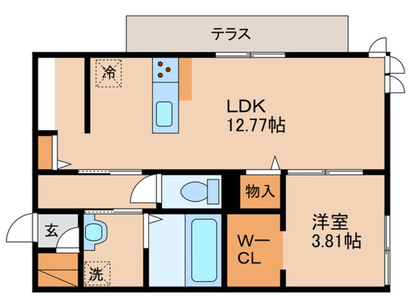 間取図 サニー・サイド