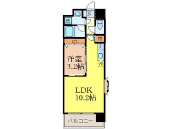 間取図 パ－クレジデンス江坂