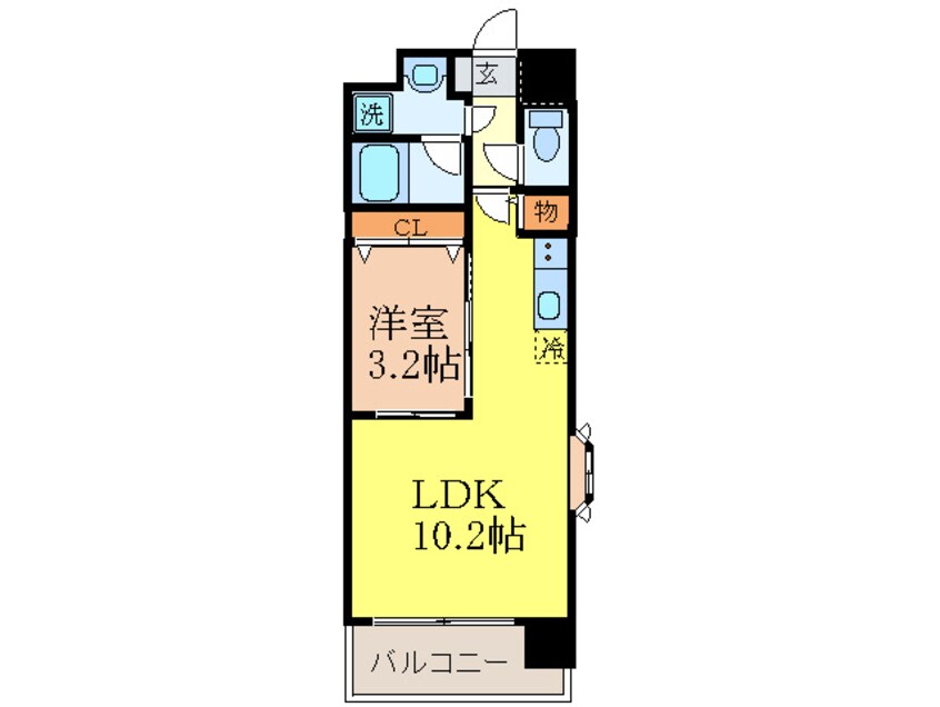 間取図 パ－クレジデンス江坂
